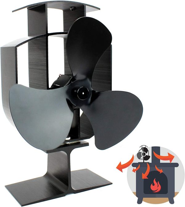 Heat Powered 3 Blade Stove Fan | M&W - Image 6