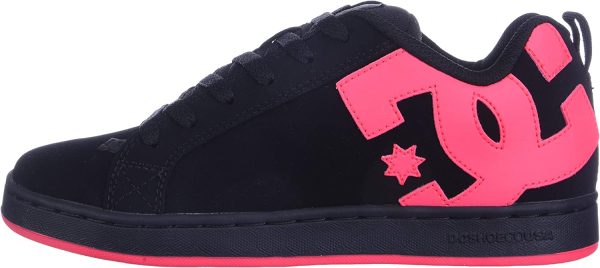 DC Women's Court Graffik Low Top Casual Skate Shoe - Image 3