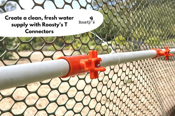 Roosty's? DIY Chicken Waterer Kit x12 - Horizontal Chicken Waterer Nipples, Easy Installation Chicken Watering System, Chicken Water Feeder, Chicken Nipples, Automatic Poultry Waterer with Drill Bits - Image 4