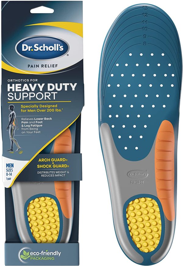 Dr. Scholl's HEAVY DUTY SUPPORT Pain Relief Orthotics (Men's 8-14) // Designed for Men over 200lbs - Image 7