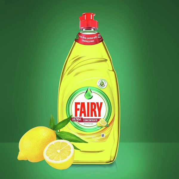 Fairy Ultra Concentrate Lemon Dishwashing Liquid 800ml - Image 3