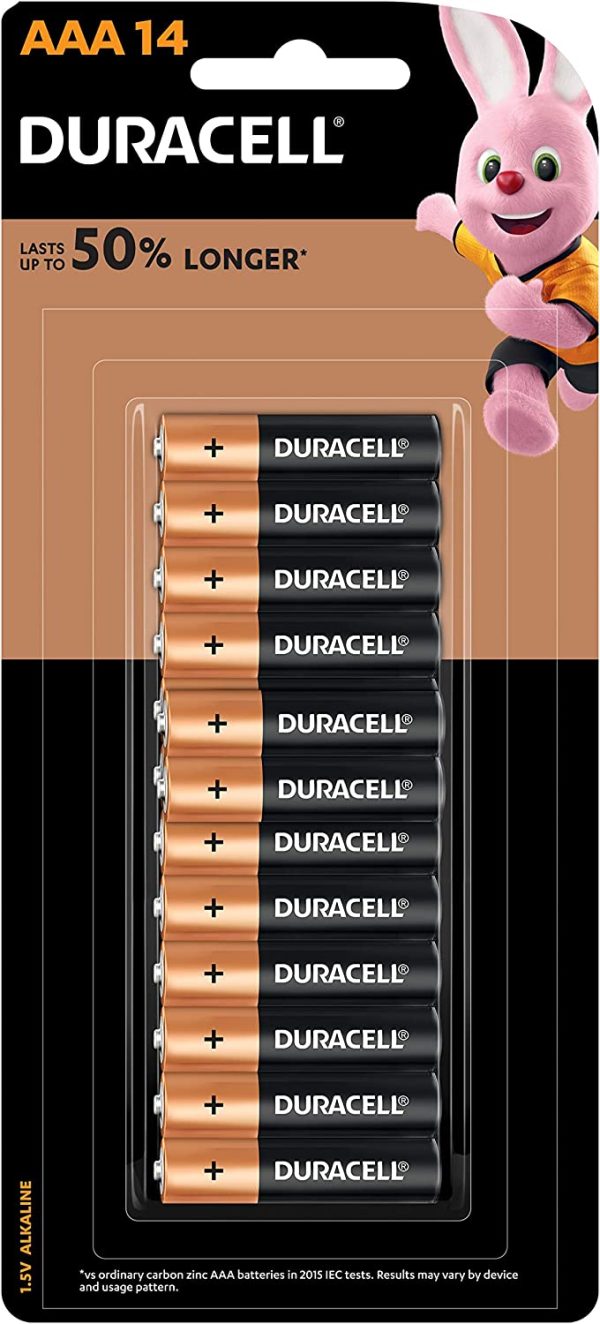 Duracell Coppertop AAA Alkaline Batteries 14 Pack - Image 2