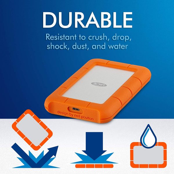 LACIE 5TB Rugged Portable USB Type-C - Image 6