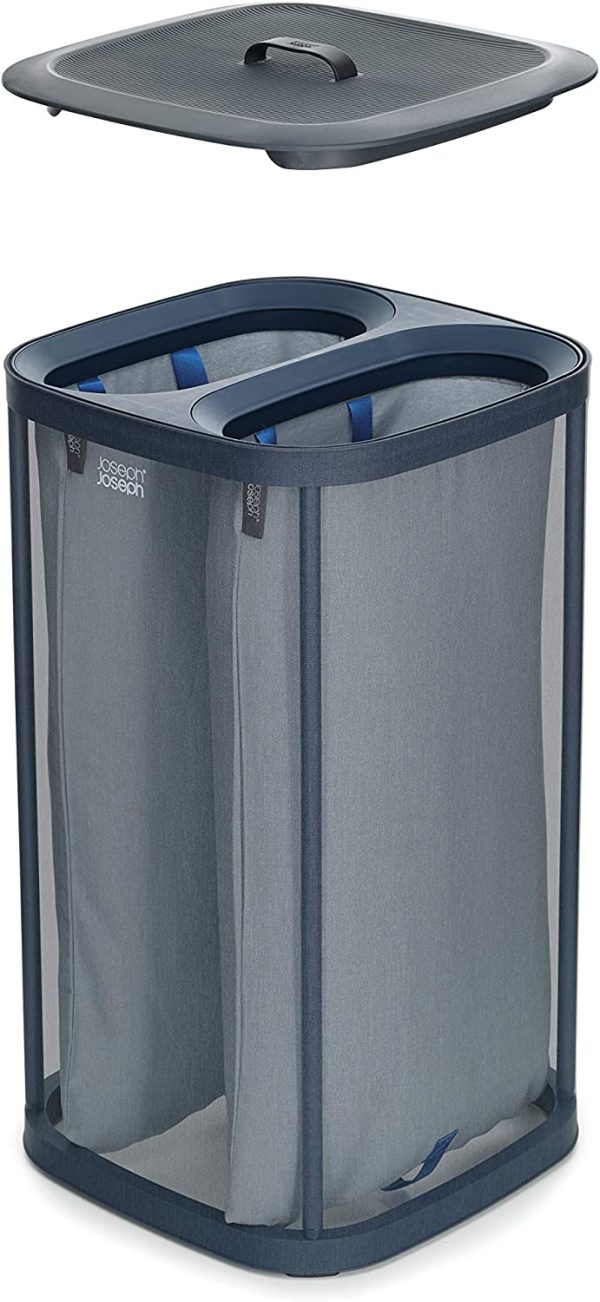 Tota 60-litre Laundry Separation Basket - Black