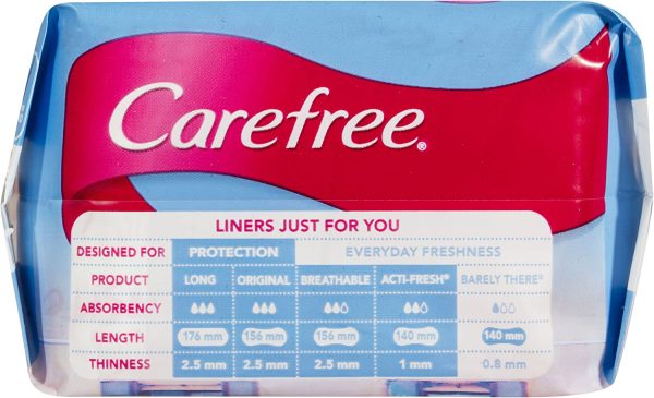 Carefree Barely There Liners Triple Pack 3x42 Count