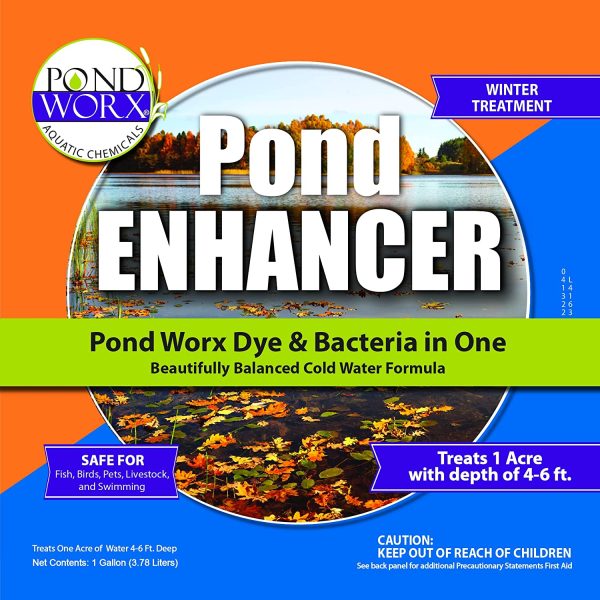 PondWorx Blue Pond Dye and Pond Bacteria Combo