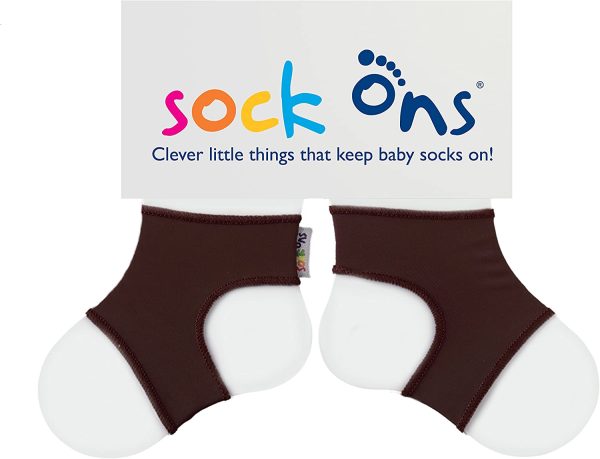 Sock Ons Socks - 6-12 Months, Chocolate - Image 4