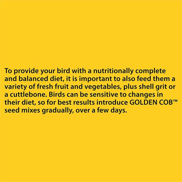 Golden Cob Budgie Mix 10kg - Image 3