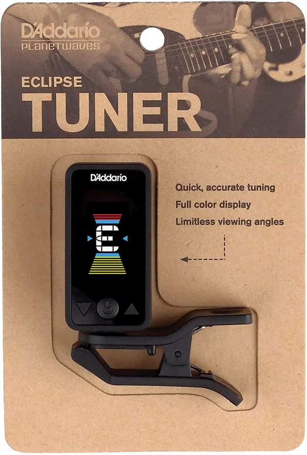 Planet Waves PW-CT-17BK Eclipse Headstock Tuner, Black