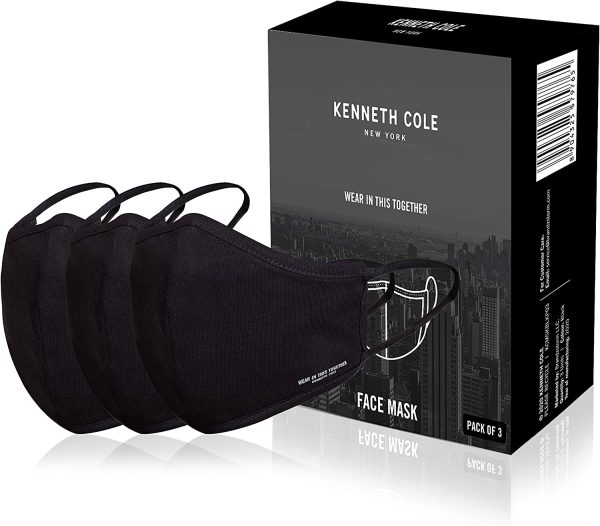 Kenneth Cole Face Mask with Heiq V-block and Smart Temp - The Perfect Mask that Fits Your Active Lifestyle (Pack of 3) - Image 2