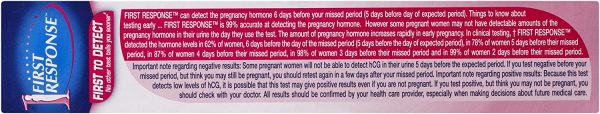 First Response Pregnancy Instream 6+1 Test