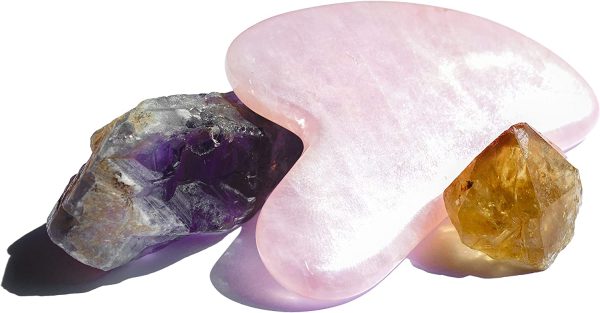 Guasha Scraping Massage Tool ?C Rose Quartz Gua Sha Board - Traditional Scraper Tool for Anti-Aging ?C 100% Natural Pink Quartz Stone Guasha - By Sandine - Image 7