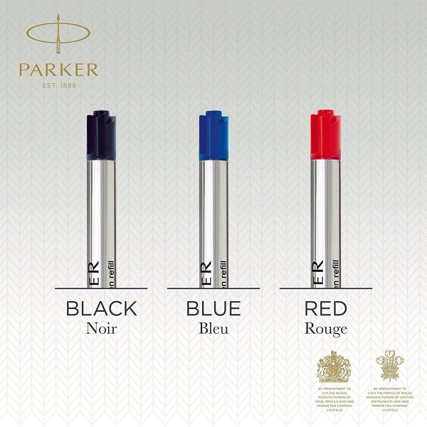 Parker Ballpoint Refill Black Medium Blister - Image 5