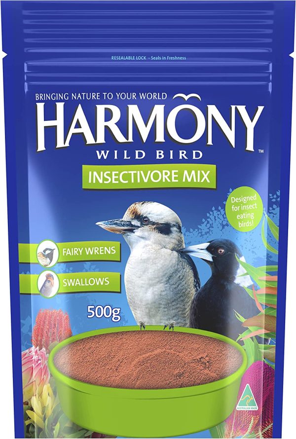 Harmony Insectivore Protein Bird Feed Mix, 5 Pack, 500 Grams - Image 2