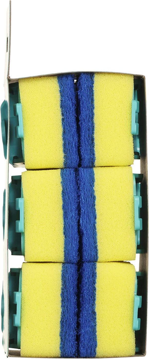 Chux Dishwand Sponge Scourer Refill, Non-Scratch, 6 Count - Image 3