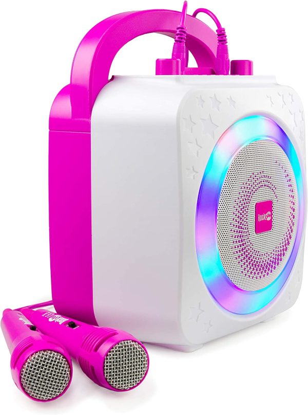 The RockJam Party Karaoke Machine With Bluetooth, 10Watt Speaker & Two Microphones - Image 2