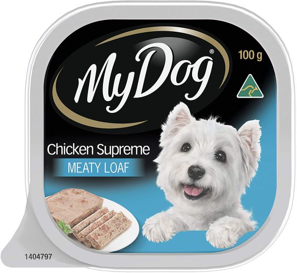 My Dog Chicken Supreme Wet Food 100G Tray, 24 Pack