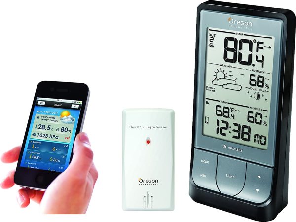 Oregon Scientific BAR218HG WeatheratHome Wireless Weather Station with Thermometer