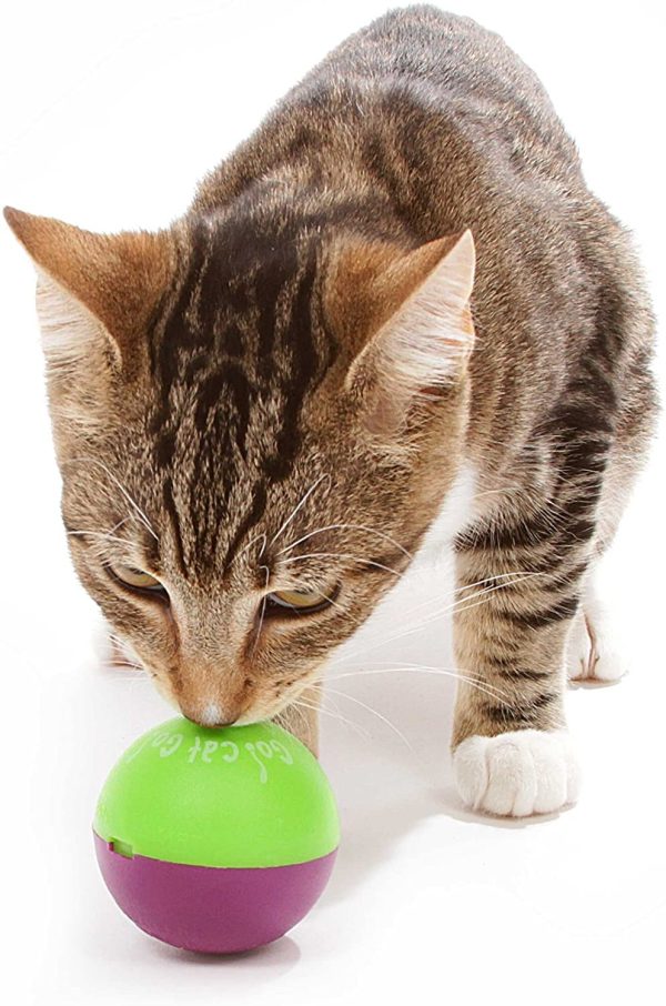 Our Pets Play-N-Treat Balls Interactive Cat Toy, 2 Count - Image 2