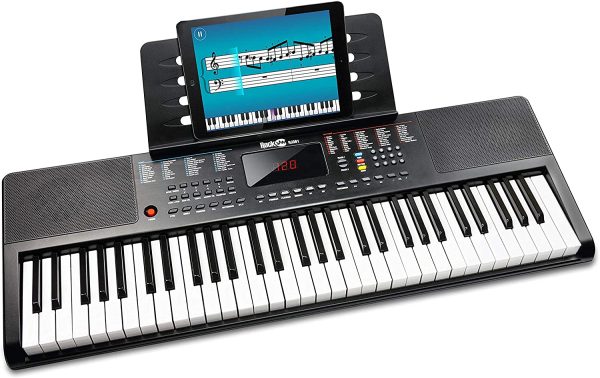 RockJam RJ361 61 Key Keyboard Piano with Sheet Music Stand Piano Note Sticker Power Supply and Simply Piano Application - Image 7