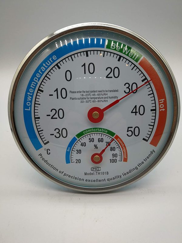 Thermometer Temperature Monitor Gauge for Home, Room, Kitchen, Patio, Planting Room, Reptile Terrariums - Image 4