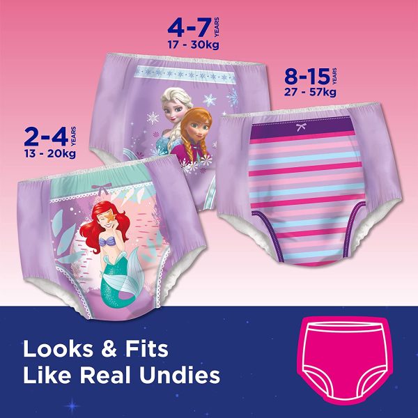 Huggies DryNites Pyjama Pants Girls Size 2-4 Years 11 Pack - Image 9