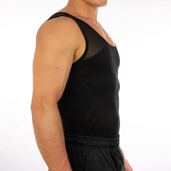 Esteem Apparel Original Men's Chest Compression Shirt to Hide Gynecomastia Moobs - Image 6