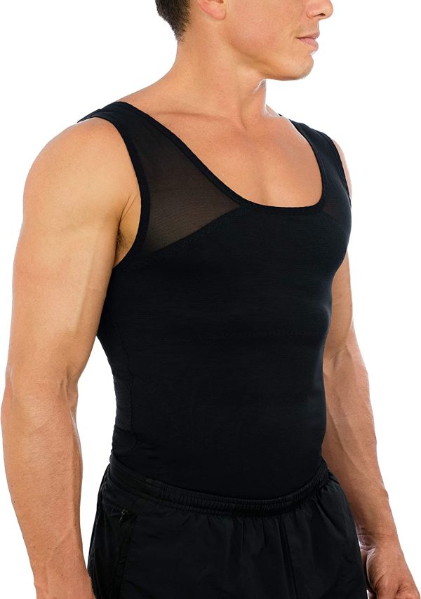 Esteem Apparel Original Men's Chest Compression Shirt to Hide Gynecomastia Moobs - Image 3