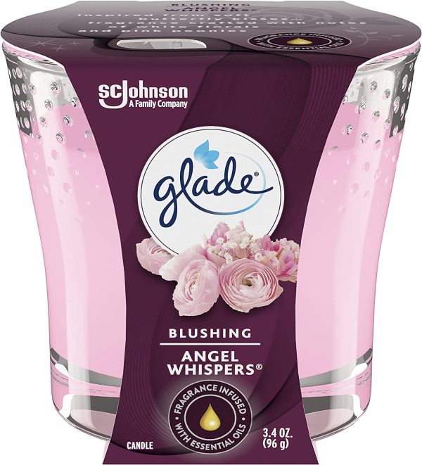 glade Candle, Angel Whispers, Pink, 96 g