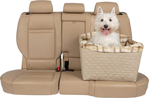 PetSafe Happy Ride Quilted Safety Seat Tan, Taupe, Jumbo (PTV17-16912) - Image 6