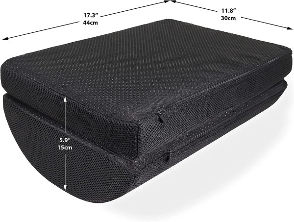 Spotted Armadillo Adjustable Office Foot Rest Under Desk | Ergonomic Premium Foam Footrests for Knee & Backpain Relief | Washable Mesh Fabric Footrest for Home | Comes with a Bonus Wrist Rest - Image 8