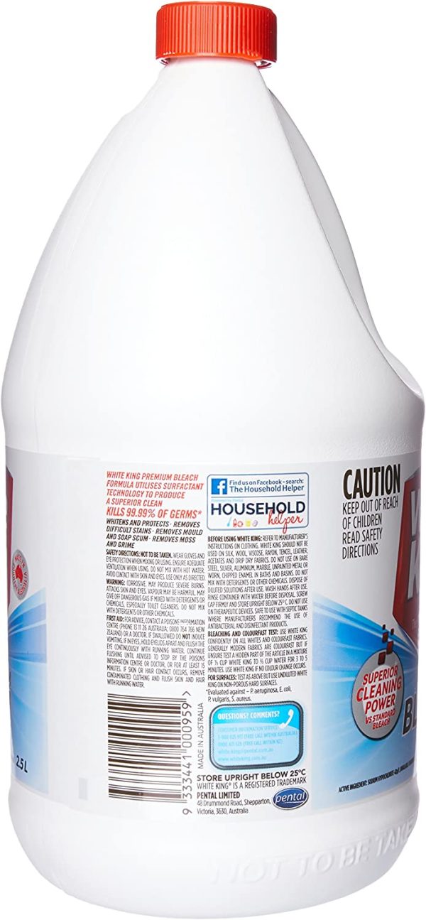 White King Bleach Regular 2.5L - Image 2