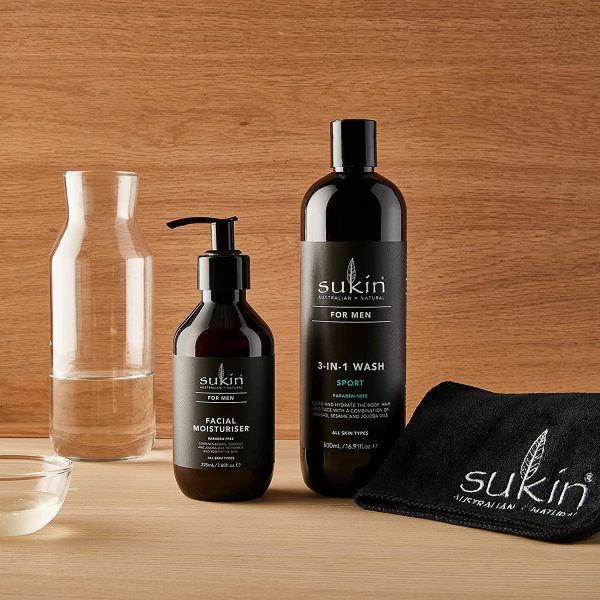 Sukin Men's Facial Moisturiser, 225 ml