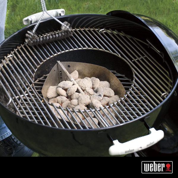 Weber GBS Hinged Cooking Grill for 57cm Weber Charcoal Barbecues ?C Replacement Grills for Easy Addition of Charcoal, Briquettes & Wood Chips ?C Charcoal BBQ Accessories - Image 3