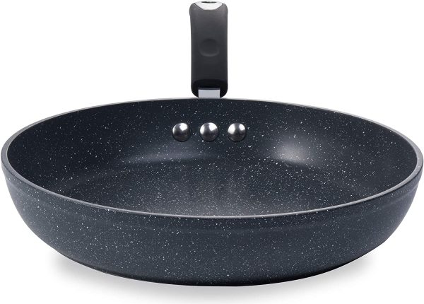 Stone Earth Stone Frying Pan, Anthracite Gray, ZP17-20 8-Inch - Image 2