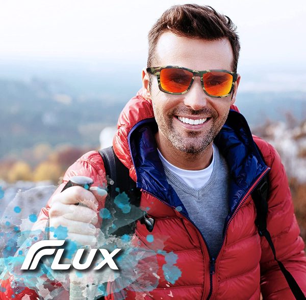 FLUX FX21 Polarized Sports Sunglasses for Men and Women UV400 Protection Active Lifestyles - Image 4