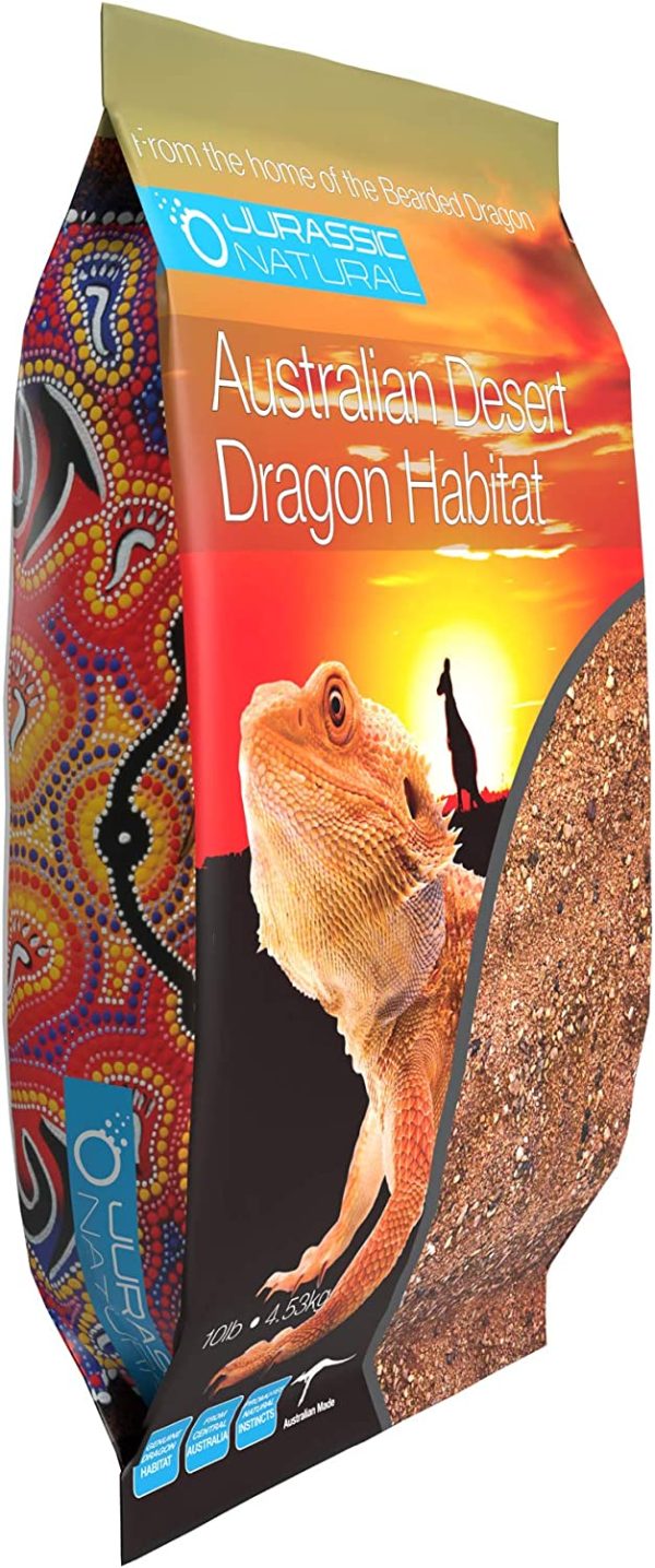 JurassicNatural Australian Desert Dragon Habitat 10lb Substrate for Bearded Dragons and Other Lizards, Red (DESERT010) - Image 3