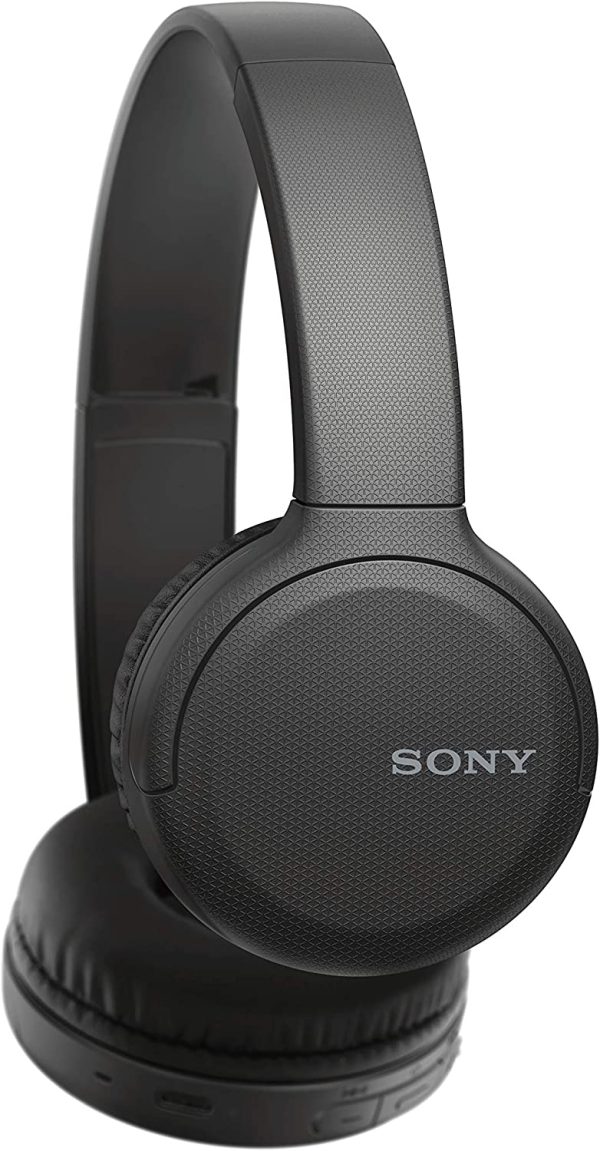 Sony WHCH510 On-ear Wireless Headphones, Black - Image 3