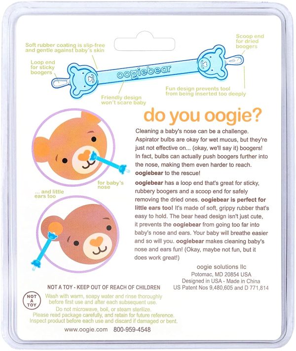 oogiebear - Nose and Ear Gadget. Safe, Easy Nasal Booger and Ear Cleaner for Newborns and Infants. Dual Earwax and Snot Remover. - Image 8