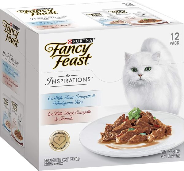 Fancy Feast Inspirations Tuna and Beef Multipack, Adult, 24x70 g - Image 5