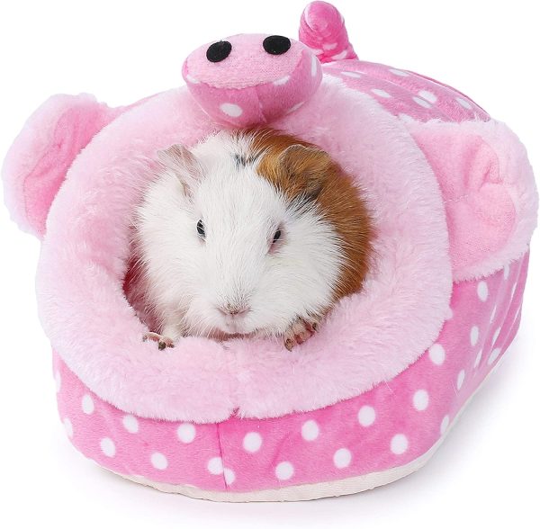 JanYoo Guinea Pig Rat Accessories Toys House Hideout Cage Supplies Chinchilla Cage Ferret Gerbil(S,Pig) - Image 6