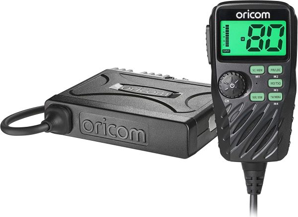 ORICOM UHF390 5 Watt CB Radio with Controller Speaker Microphone, Black