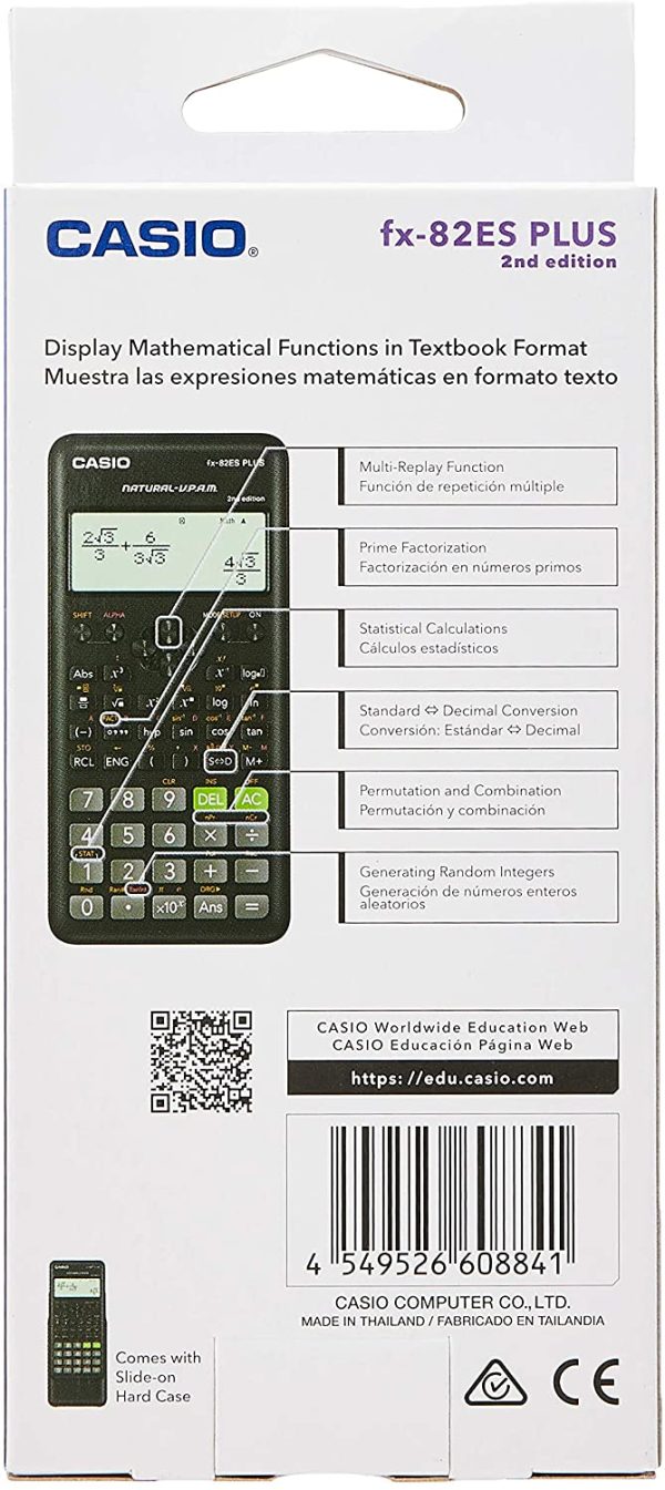 FX-82ES Plus 2nd Edition Scientific Calculator FX82 FX-82 New - Image 2