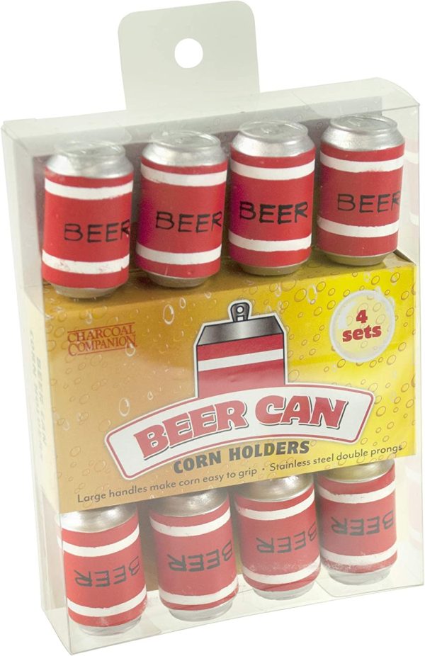 Charcoal Companion CC5155 Corn Holders (Set of 4), Beer - Image 3