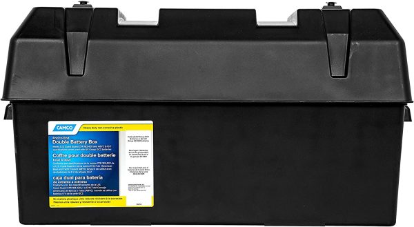 Camco Heavy Duty Battery Box with Straps and Hardware - Image 3