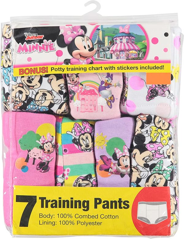 Disney Girls GTP7305 7-Pack Training Underwear - Multi - Image 5