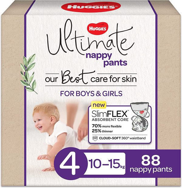 HUGGIES Ultimate Nappy Pants Size 4 (10-15kg) 88 pack - Image 7