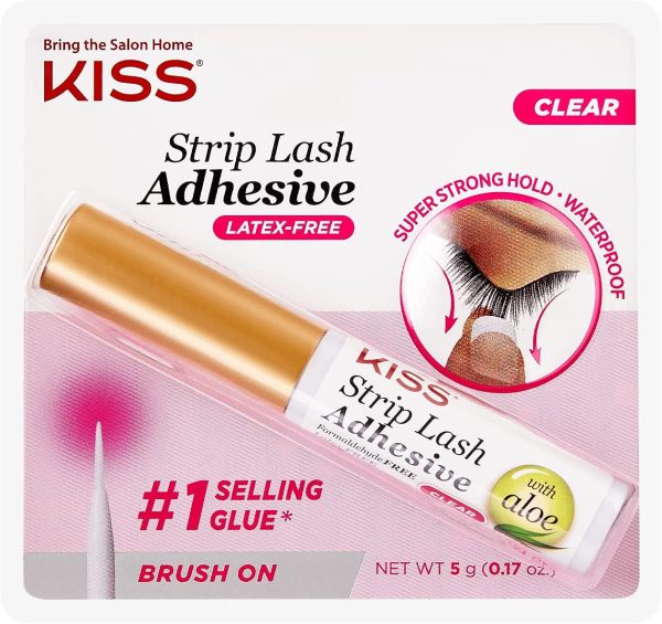 KISS Lash Adhesive with Aloe, Clear, 5 g, (Pack of 1), KPLGL01 - Image 3