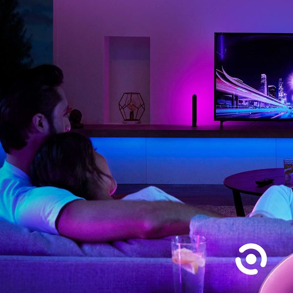 Philips Hue LightStrip Plus Dimmable LED Smart Light - One Metre Extension/Add on (Compatible with Bluetooth, Amazon Alexa, Apple HomeKit, and Google Assistant), White and Colour - Image 6