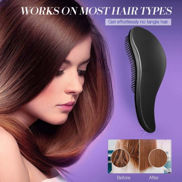 SightNow Detangling Brush - Glide Through Detangler Hairbrush for All Hair Types - Styling Hair Brush For Women, Men and Kids - Wet or Dry Hair - Image 6